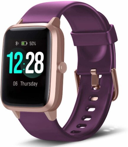 Letsfit ID205L Smartwatch Heart Rate & Activity Monitor - Purple Perspective: front