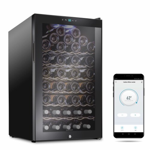 Ivation 51 Bottle Freestanding Wine Refrigerator Wine Fridge with Wi Fi Smart App Control 51 Bottle with Wi Fi Fry s Food Stores