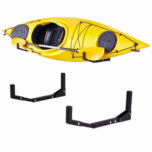 RaxGo Wall Mounted Kayak Rack Heavy Duty Kayak Storage Hooks with Adjustable Length 1 Harris Teeter