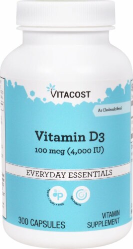 Vitacost Vitamin D3 as Cholecalciferol Perspective: front