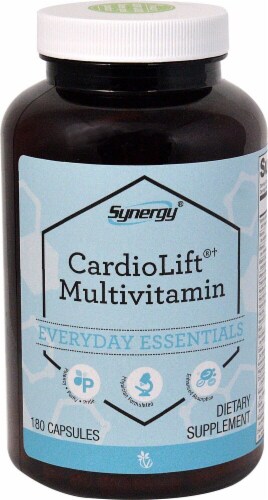 Vitacost Synergy CardioLift Multivitamin Capsules Perspective: front