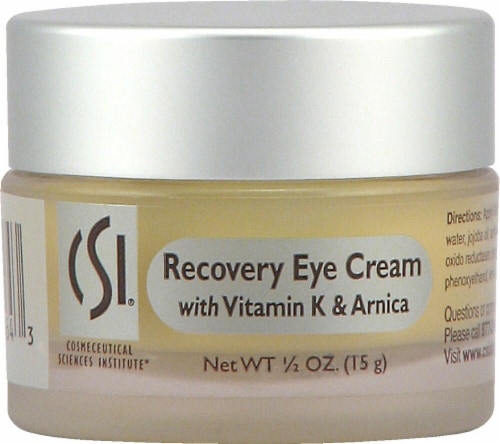 CSI  Recovery Eye Cream with Vitamin K & Arnica - Non-GMO Perspective: front