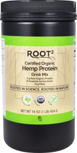 Vitacost Root2 Organic Hemp Protein Powder Perspective: front