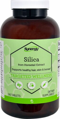 Vitacost Synergy Silica Targeted Wellness Tablets Perspective: front