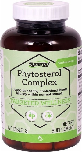 Vitacost Synergy Phytosterol Complex with Beta-Sitosterol Tablets Perspective: front