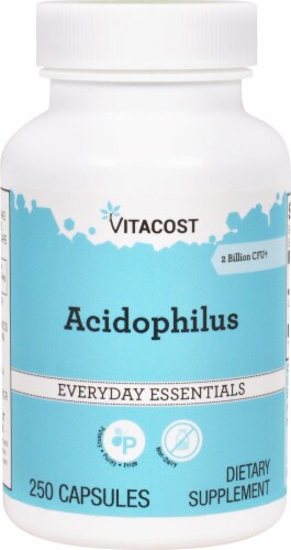 Vitacost Acidophilus Everyday Essentials Capsules Perspective: front