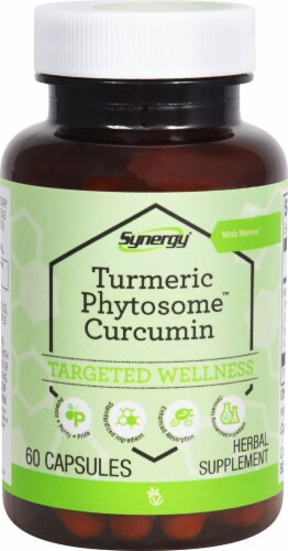 Vitacost Synergy Turmeric Phytosome Curcumin with Meriva Dietary Supplement Perspective: front