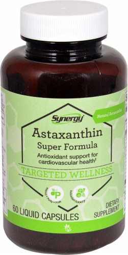 Vitacost Synergy Astaxanthin Super Formula Dietary Supplement Perspective: front