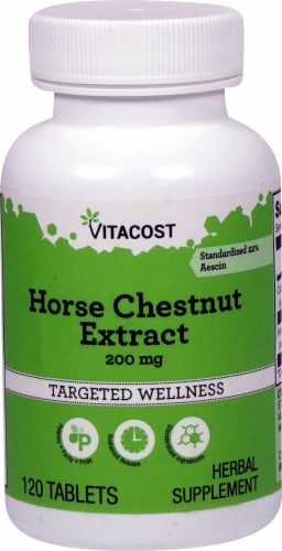 Vitacost Sustained Release Horse Chestnut Extract Perspective: front