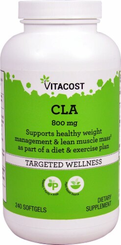 Vitacost CLA Softgels 800mg Perspective: front