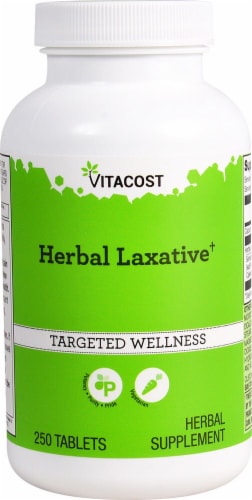 Vitacost Herbal Laxative Tablets Perspective: front