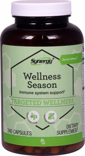 Vitacost Synergy Wellness Season Targeted Wellness Capsules Perspective: front