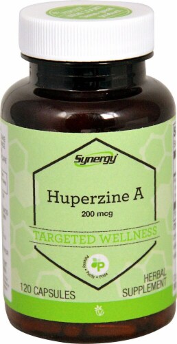 Vitacost Synergy Huperzine A Targeted Wellness Capsules Perspective: front
