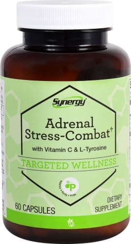Vitacost Synergy Adrenal Stress-Combat Dietary Supplement Perspective: front