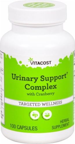 Vitacost Urinary Support Complex with Cranberry Capsules Perspective: front
