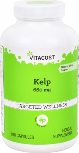 Vitacost Kelp Dietary Supplement 660mg Perspective: front