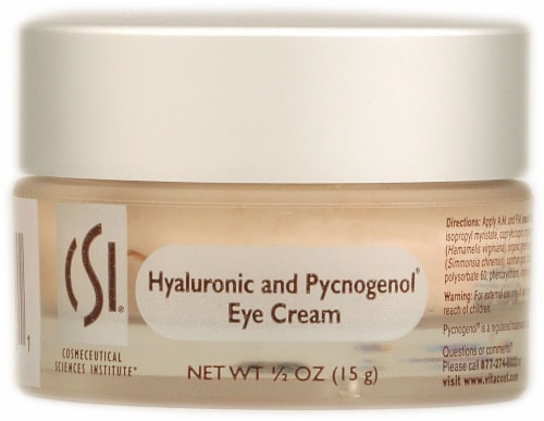 CSI  Hyaluronic and Pycnogenol(R) Eye Cream - Non-GMO Perspective: front