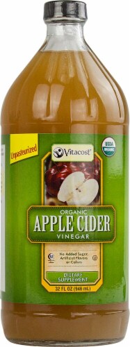Vitacost Organic Apple Cider Vinegar Perspective: front