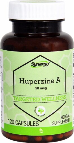 Vitacost Synergy Huperzine A Targeted Wellness Capsules Perspective: front