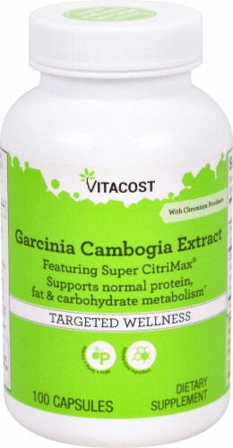Vitacost Garcinia Cambogia Extract Capsules Perspective: front