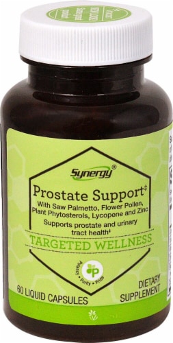 Vitacost Synergy Prostate Support Dietary Supplement Perspective: front