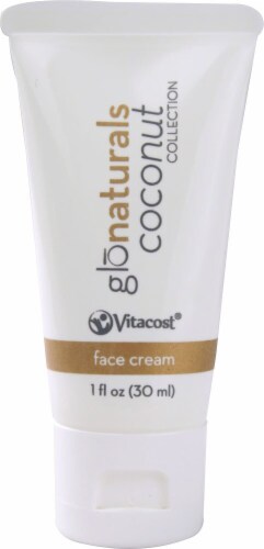 Vitacost Glonaturals Coconut Collection Non-GMO Face Cream Perspective: front