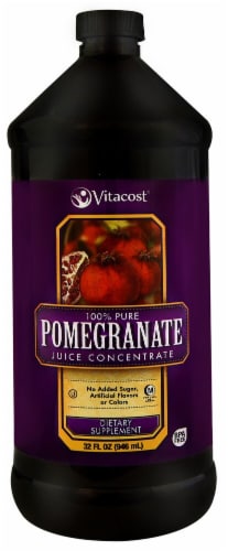 Vitacost 100% Pure Pomegranate Juice Concentrate Perspective: front