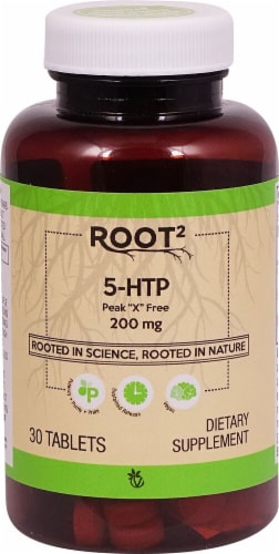 Vitacost ROOT2 5-HTP Tablets 200mg Perspective: front