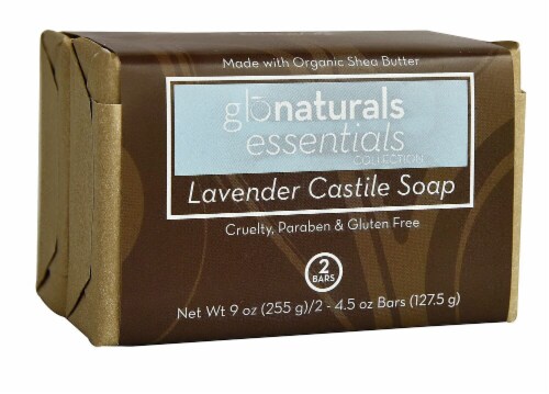 Vitacost Glonaturals Essentials Collection Lavender Castile Soap Perspective: front