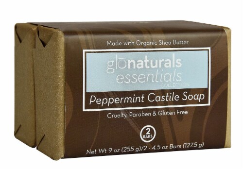Vitacost Glonaturals Essentials Collection Peppermint Castile Soap Perspective: front