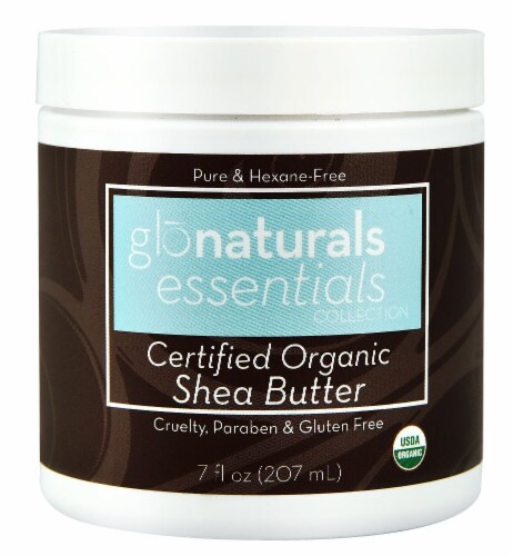 Glonaturals Essentials Collection Certified Organic Shea Butter Perspective: front