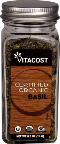 Vitacost Certified Organic Basil Perspective: front