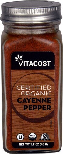 Vitacost Certified Organic Cayenne Pepper Perspective: front