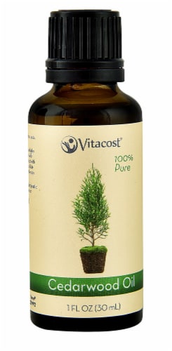 Vitacost 100% Pure Cedarwood Essential Oils Perspective: front