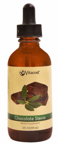 Vitacost Chocolate Liquid Stevia Extract Perspective: front