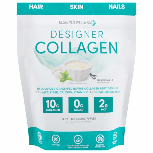 Designer Wellness French Vanilla Collagen® Powder Perspective: front