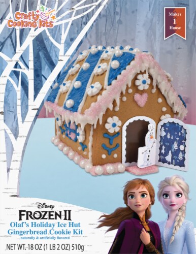 Crafty Cooking Kits Disney Frozen 2 Holiday Gingerbread Cookie Kit Perspective: front