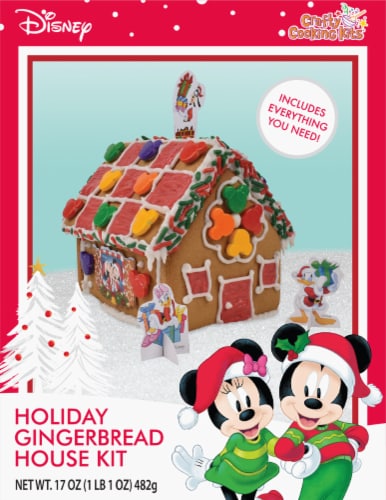 Crafty Cooking Kits Disney Holiday Gingerbread House Kit Perspective: front