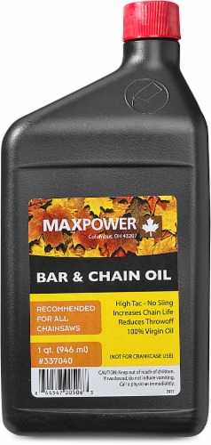 MaxPower Precision Parts Bar and Chain Oil Perspective: front