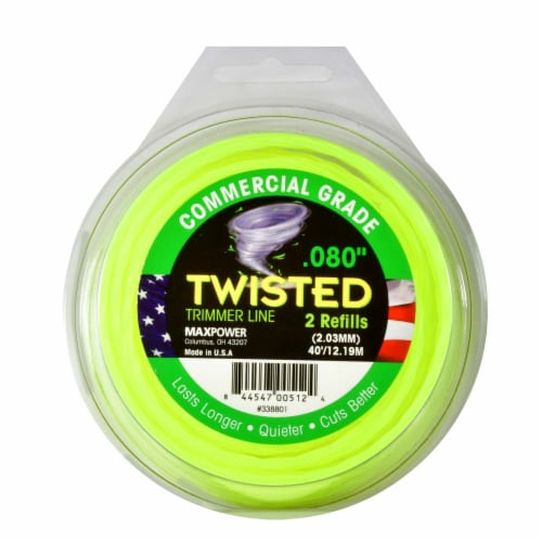 MaxPower Twisted Trimmer Line Perspective: front