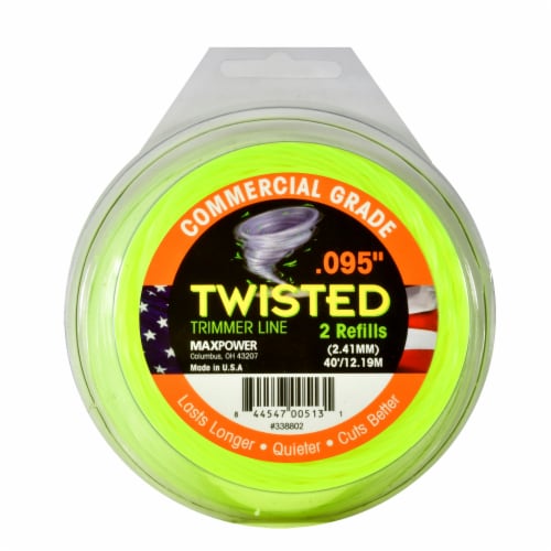 MaxPower Twisted Trimmer Line Perspective: front