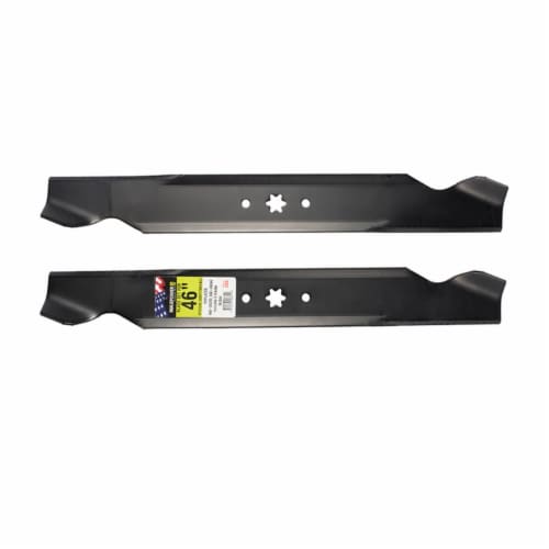 Maxpower 7517147 Standard Lawn Mower Blade Set - Pack of 2 Perspective: front