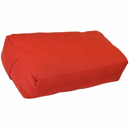 Yogaaccessories supportive rectangular cotton yoga bolster discount