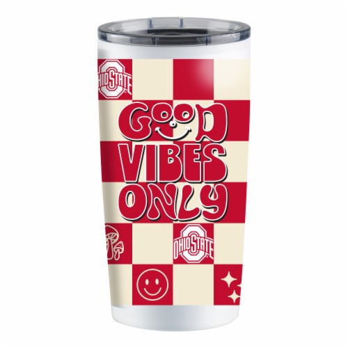 Ohio State® University Positive Vibes Tumbler Perspective: front