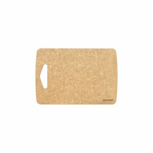 Epicurean Prep Series Wood Fiber Cutting Board, Natural - 9.5 x 6.5 x 0.18 in. Perspective: front