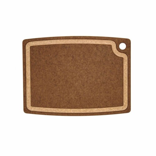 Epicurean Gourmet Series Cutting Board, Nutmeg & Natural - 14.5 x 11.25 x 0.37 i Perspective: front
