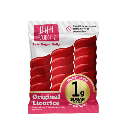 Project 7® Original Licorice Bites Perspective: front