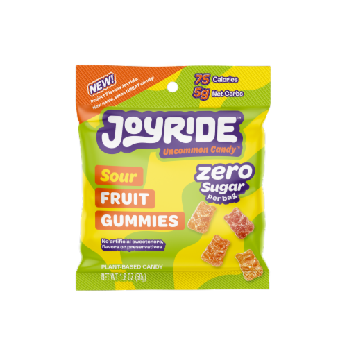 Joyride™ Zero Sugar Sour Fruit Gummies, 1.8 oz - Kroger