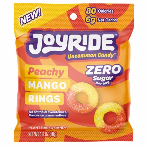 Joyride™ Zero Sugar Peachy Mango Rings, 1.8 oz - Harris Teeter