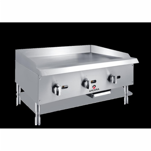 Apexra  36 in. Manual Griddle&#44; 90000K BTU LP Perspective: front